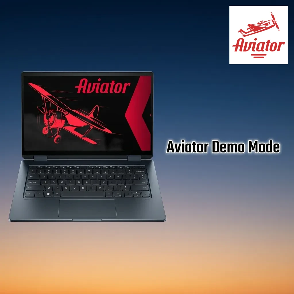 Player testing Aviator game in demo mode with virtual credits on screen, no real money required